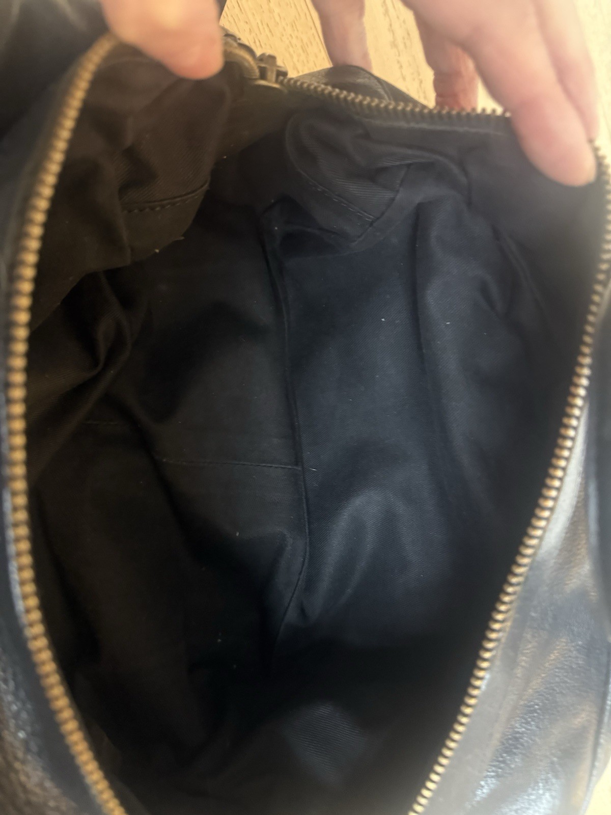 Chloe Designer Black Leather Rectangular Bag With… - image 8