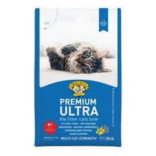 Premium Ultra Unscented Clumping Clay Cat Litter 35 lb. Bag Hard Clumping 1.06 per pound