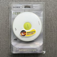 NEW Boxed Sony CD Walkman Portable Compact Disc Player - White D-EJ010/WI 
