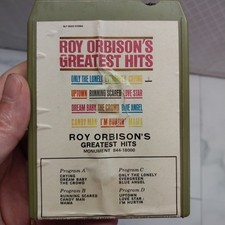Roy Orbison's Greatest Hits green 8 track tape 844-18000