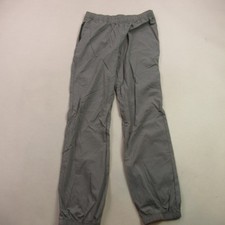 REI Pants Girls Straight Leg Pocket Outdoors Gray Chino Drawstring Casual