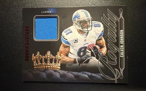 Calvin Johnson #R-CJN 2025 Panini Rookies & Stars Royalty card