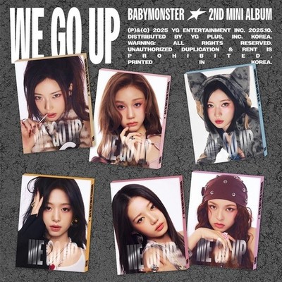 BABYMONSTER WE GO UP Album PATTERN 6 Ver SET/6CD+6 PhotoBook+18 Card+6Poster+POB