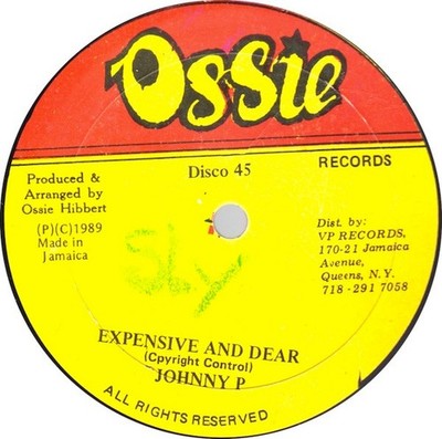Johnny P, Expensive And Dear, (12''), VG+, 3828889634