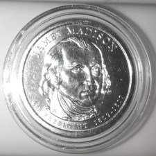  2007-P  James Madison PRESIDENTIAL DOLLAR COIN Position B