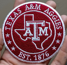Texas A&M Aggies NCAA Team Logo Iron On Patch...