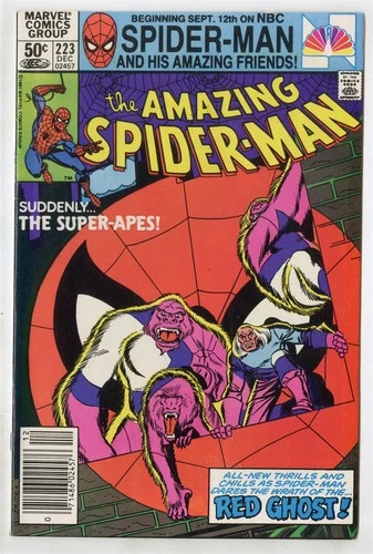 Amazing Spider-Man #223 NM 9.4 white pages  Marvel  1981  No Reserve