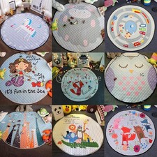 Large Size Round baby Playmat toys Mat for Bedroom Children'