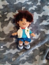 RARE & RETIRED TY BEANIE BABY~GO DIEGO GO FROM DORA THE EXPLORER NICK JR 8"~