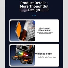 15W for type-c Wireless Car Charger with Auto Clamping and for one-touch