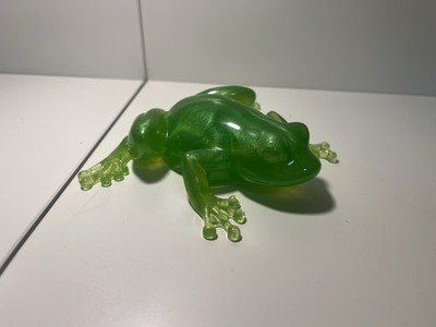 Green Resin/epoxy Frog