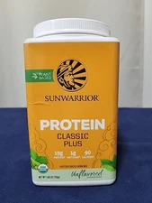 Sunwarrior Plant Based Protein Classic Plus 1.65 LB 750g Exp 12/26 
