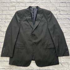 Armani Collezioni Men's Blazer Jacket Executive 40 C Wool Italy Striped