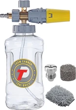 Tool Daily Foam Cannon, Adjustable Foam Blaster, Snow Foam Lance with M22 and 1/