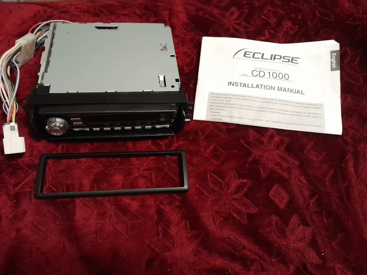 イクリプス カーオーディオ　CD 1DIN Eclipse 1 DIN Car Audio In-Dash Units for sale - eBay