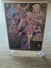 Emilia Re:Zero Manga edition Anime Card Custom Neko Nevi Series