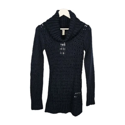 EK12052 Damen Strickkleid von Madonna, Blau, Gr. S - Bild 1 von 3