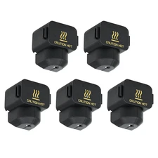 3D Printer Hotend 5Pcs Black Silicone Sock Heater Block Silicone Cover for Bambu