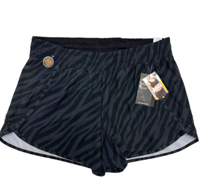Avia Women's active wear running lined short black pull on size XXL (20)