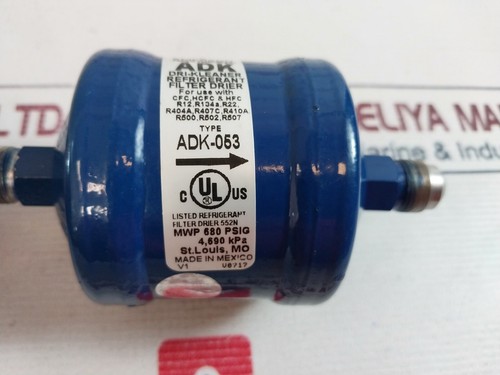 Emerson Adk-053 Hermetic Liquid Line Filter Drier 680Psig - Picture 7 of 11