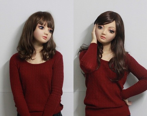 Premium Realistic Beauty Silicone Face Mask Cute Cosplay Costumes - Picture 11 of 11