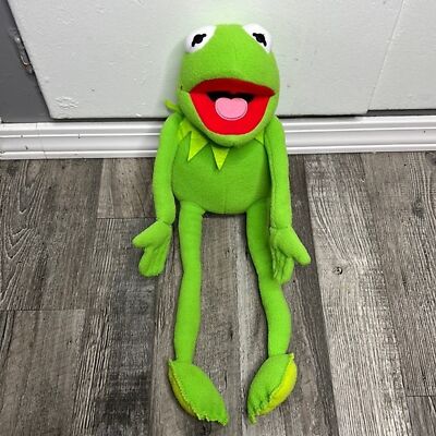 DISNEY JUST PLAY MUPPETS KERMIT THE FROG POSEABLE BENDABLE PLUSH