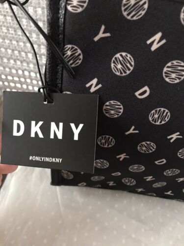 DKNY Make-up/Kosmetiktasche Nagelneu Schwarz - Bild 4 von 4