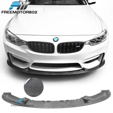 Fits 15-20 BMW F80 M3 F82 F83 M4 Front Bumper Lip Underbody - Carbon Fiber