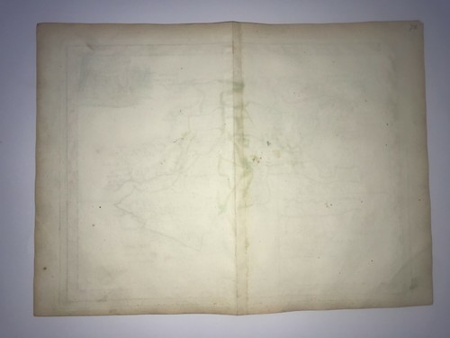 MAPA GRABADO ANTIGUO IMPERIO DE TURCOS 1746 por LE ROUGE SIGLO 18 - Imagen 7 de 7