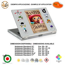 Wanted chopper one piece sticker notebook tablet sticker cartoon print pvc 9pcs