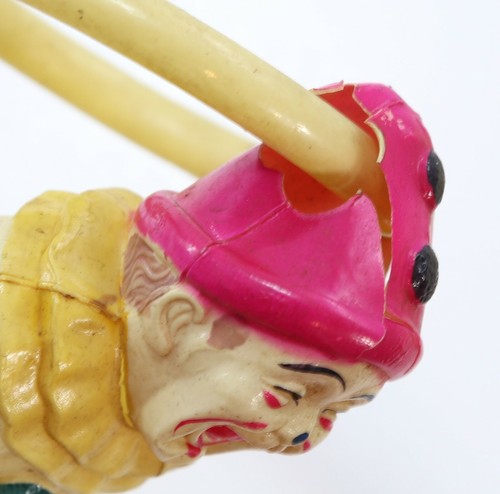 Celluloid Clown Ornaments Vintage Japan Ando Togoro Workshop Antique Toy dolls - Picture 6 of 12