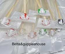 Hand Made Bettas Flaring Stick- Aquarium Acce...