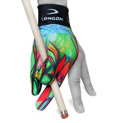 LONGONI Billiard POOL CUE GLOVE Leonardo 1 for Left hand + FREE SHIPPING!