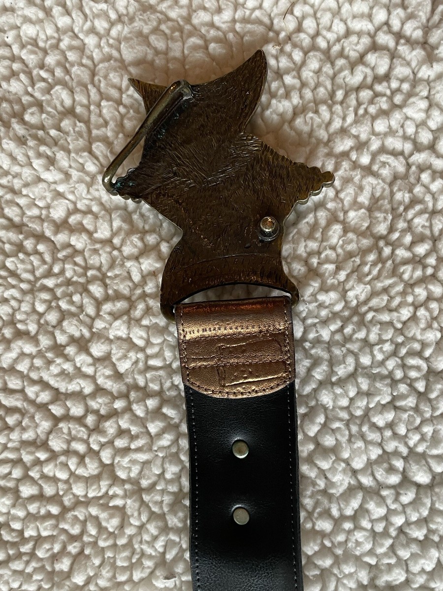 Vintage Ravid Artistic Leather/Stone/ Metal Belt with  display picture 1