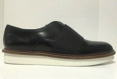 Dolce Vita Saxon Shoes Oxford Elastic Slip On Flats Black  display picture 3
