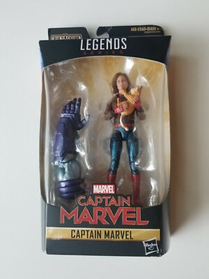 Marvel Legends Captain Marvel Bomber Jacket w Goose Figure with Sentry Kree  BAF