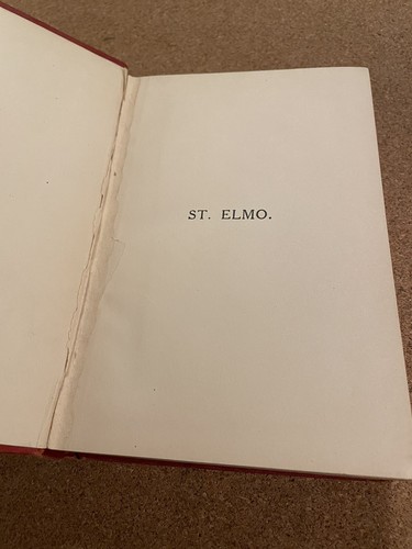 St. Elmo (1896) Augusta Evans Antique Book - Picture 5 of 8