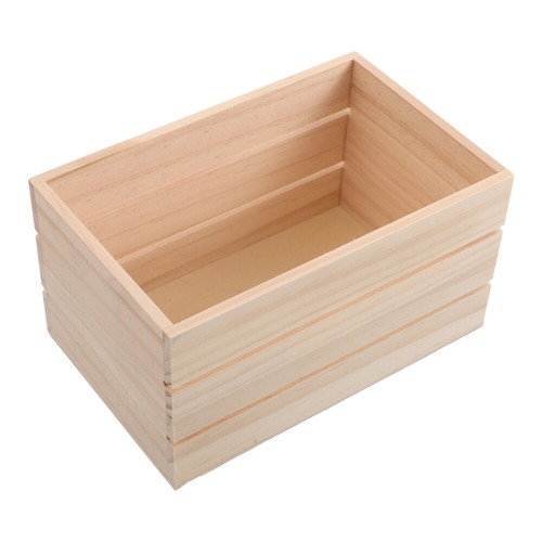 Wooden Storage Box Baskets for Small Mini Bins Decorative Boxes Made of