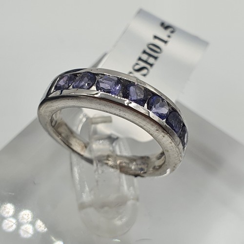 Ladies Sterling Silver 925 And Tanzanite Ring Size J, TGGC , R267 eBay