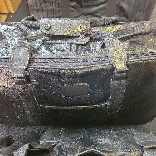 #Reduced #3piece matching soft leather luggage set - Picture 3 of 13