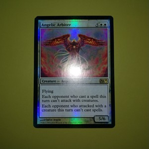 1 PLAYED Angelic Arbiter White m11 Magic 2011 Mtg Magic Rare 1x x1