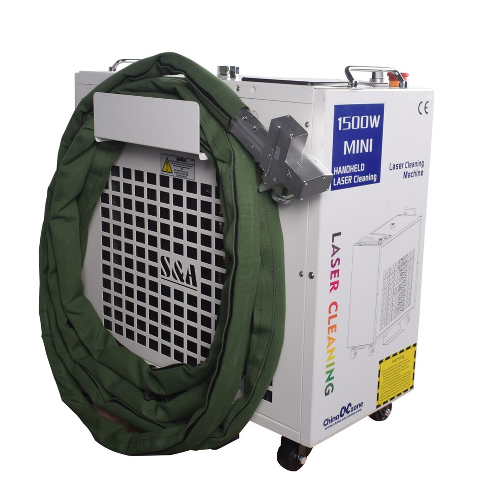 Handle 1500W Fiber Laser Cleaning Machine For Remove Wood/Iron Rust Oil