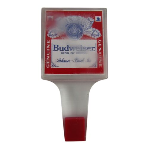 Vintage Budweiser King of Beers Acrylic Tap Handle Pull BUD Knob Draft Draught - Picture 3 of 5