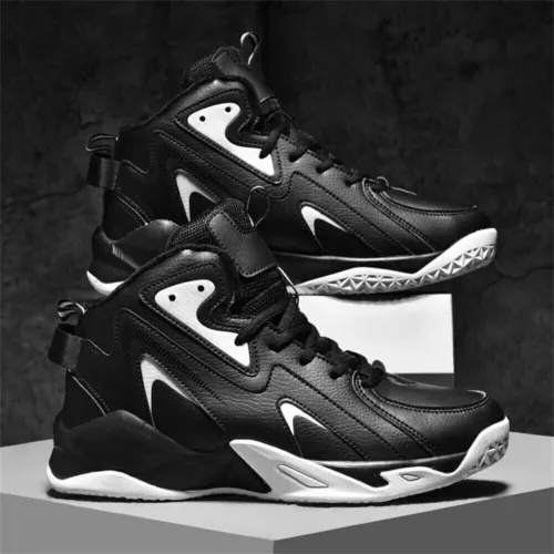 Herren High Top große Basketballschuhe rutschfestes verschleißfestes Turnschuhe - Bild 3 von 17