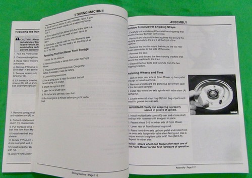 John Deere F735 Front Mowers English & Spanish Operator's Manual OMTCU12447 - Picture 6 of 12