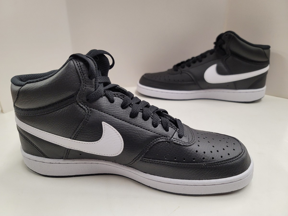 NIB MENS Nike COURT VISION MID NN Basketball Sneakers Black  display picture 1
