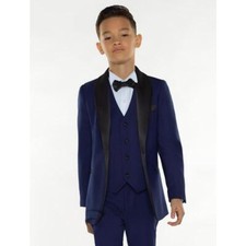 Boy Wedding Suit Page 3 Piece Boy Party Prom Suit 1-12 Years Navy Blue Boy Suits