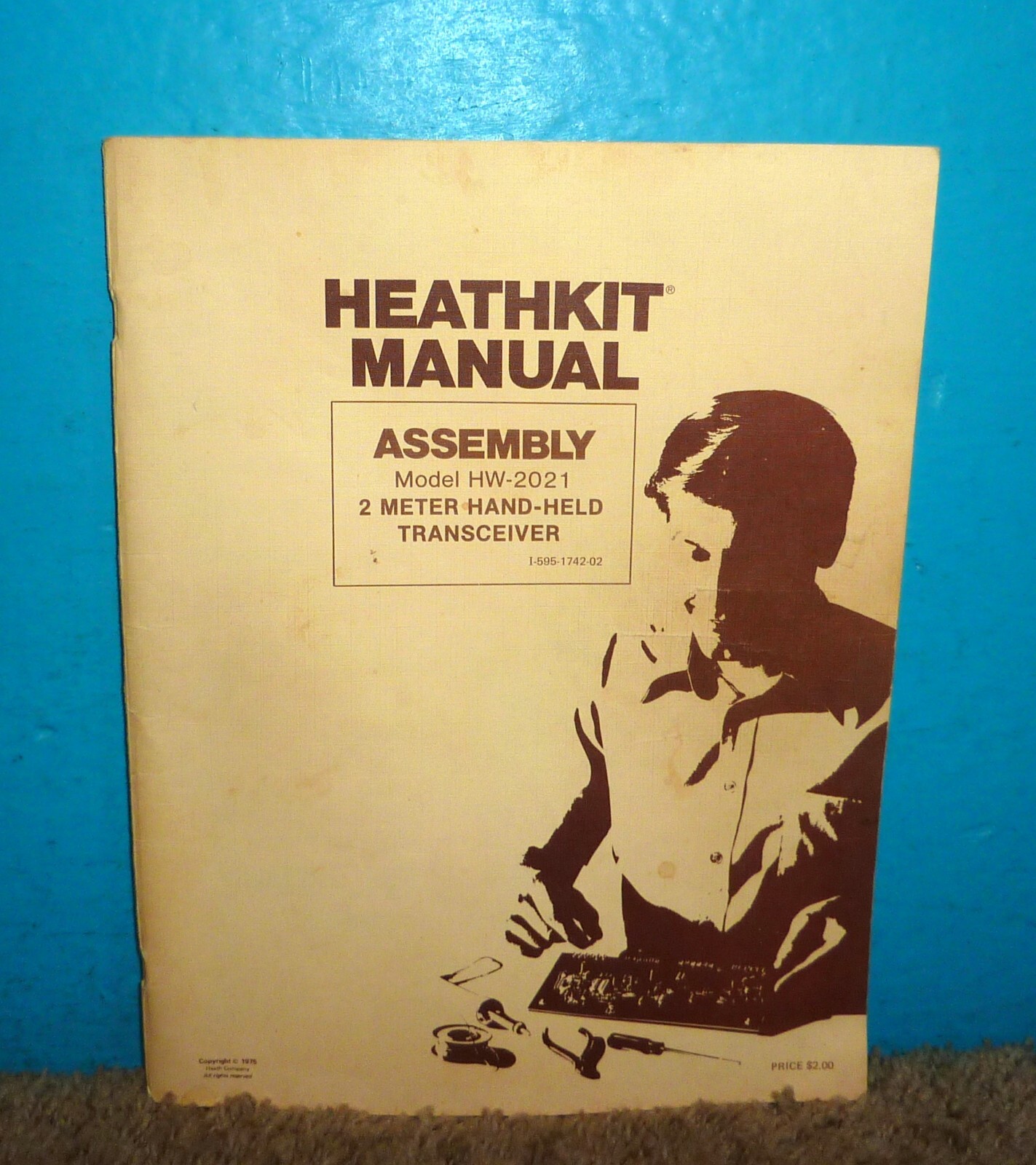 Heathkit HW-2021 2m Hand-Held Transceiver Assembly Operation Manual 1975