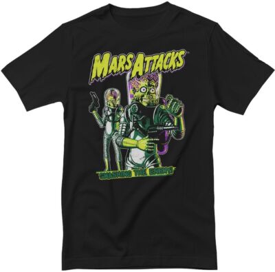 Mars Attacks Smashing The Enemy T-Shirt TPS-1-MA002-H71-3