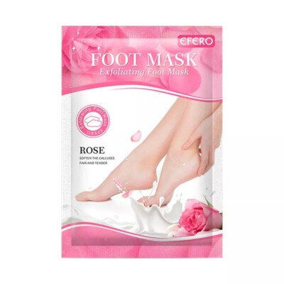 Neue Peeling Fußmaske weiche Füße Peeling Sockenmaske entfernt harte tote Haut UK